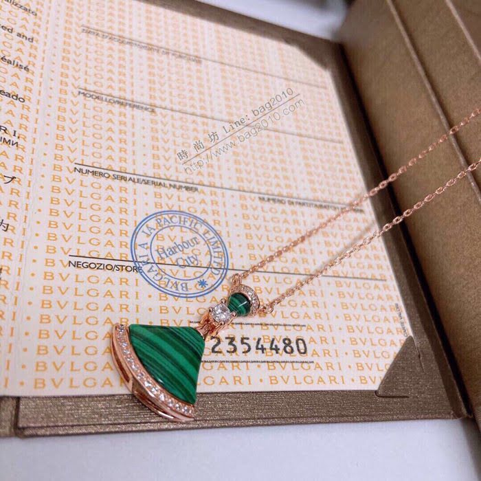 Bvlgari飾品 寶格麗升級版寶格麗小裙子項鏈  zgbq3015